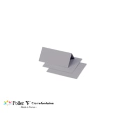 25 marque-places Pollen 85x80 mm - Gris koala