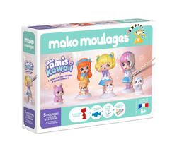Coffret de moulage : Mes amis kawaii - Mako moulages