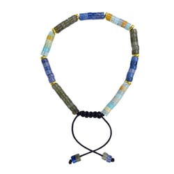 Bracelet Encenstone - Amazonite, Labradorite & Quartz - Perles Heishi