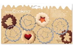 Lot 4 découpoirs ScrapCooking® - Linzer