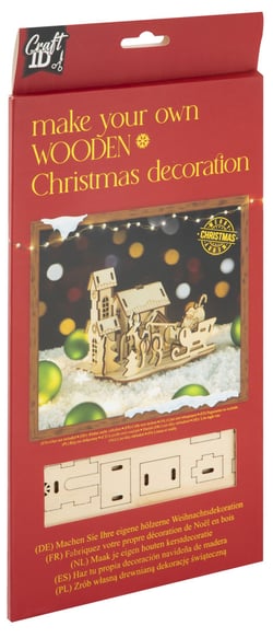 DIY traîneau du Père Noël Craft Id - Bois