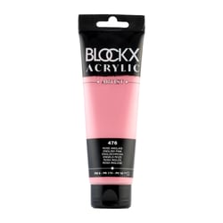 Tube de 120 ml de peinture Blocks Acrylic - Rose anglais - Opaque