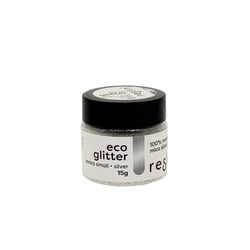 Paillettes naturelles Reslin® - Eco glitter - Argent - Extra small