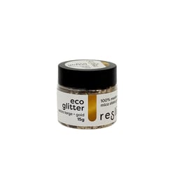 Paillettes naturelles Reslin® - Eco glitter - Or - Large