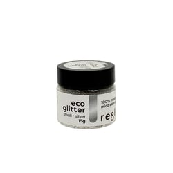 Paillettes naturelles Reslin® - Eco glitter - Argent - Small