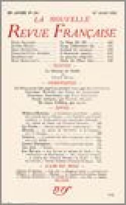 La Nouvelle Revue Française N' 306 (Mars 1939)