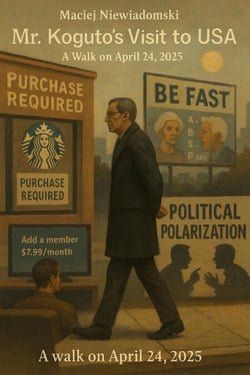A walk on April 24, 2025 - Mr. Koguto’s visit to the USA, #4
