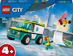 CITY L AMBULANCE ET LE SNOWBOARDEUR