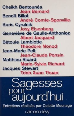 Sagesses pour aujourd'hui