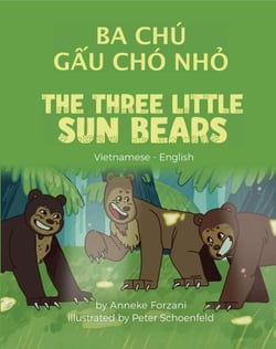 The Three Little Sun Bears (Vietnamese-English) - Language Lizard Bilingual World of Stories