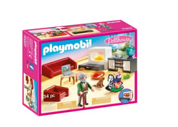 Playmobil® - Salon avec cheminée  - 70207 - Playmobil® Dollhouse