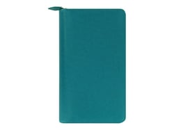 Organizer Saffiano zippé Turquoise - Filofax