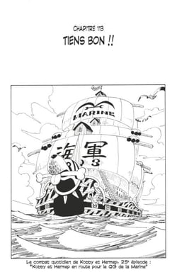 One Piece édition originale - Chapitre 113 - Tiens bon !!
