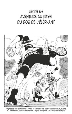 One Piece édition originale - Chapitre 804 - Aventure au pays du dos de l'éléphant