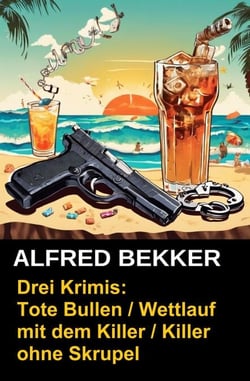 Drei Alfred Bekker Krimis: Tote Bullen / Wettlauf mit dem Killer / Killer ohne Skrupel