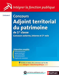 Concours Adjoint territorial du patrimoine de 1ère classe - Cat. C : ePub 3 FL- IFP - Format : ePub 3 FL