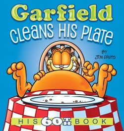 Garfield Cleans His Plate - His 60th Book