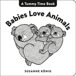 Babies Love Animals - High Contrast Black-and-White Art Throughout