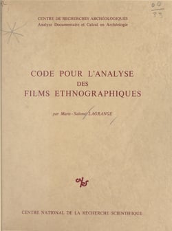 Code pour l'analyse des films ethnographiques