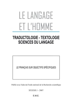 Le Français sur objectifs spécifiques - 2007 - 42.1