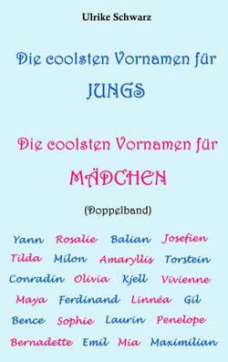 Die coolsten Vornamen für Jungs / Die coolsten Vornamen für Mädchen: Doppelband - Mit mehr als 7000 Einträgen