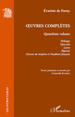 Oeuvres Complètes - Quatrième volume
