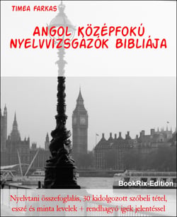 Angol Középfokú Nyelvvizsgázók Bibliája - Nyelvtani összefoglalás, 30 kidolgozott szóbeli tétel, esszé és minta levelek + rendhagyó igék jelentéssel