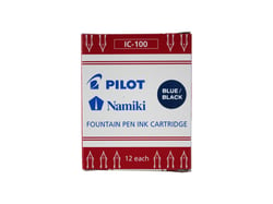 12 cartouches pour stylo-plume Pilot - Capless - Bleu nuit 