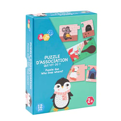 Puzzle d'association - Qui vit où ?