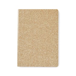 Carnet A5 – Doré - 96 pages – Paillettes – Cultura