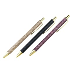 Lot 3 stylos bille - Paillettes  - Cultura