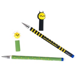 Lot de 2 stylos effaçables Bo-Bo + 2 recharges d’encre – Abeille et Marguerite