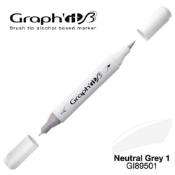 Marqueur brush à alcool - Graph'It - Neutral Grey 1 - n°9501