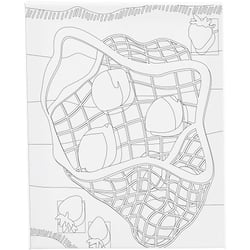 Toile imprimée Créativ Company - Agrumes - 24 x 30 cm - 360 g/m²
