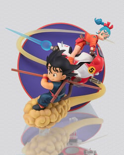 Statuette Son Goku & Bulma FiguartsZERO - Dragon Ball - 18cm