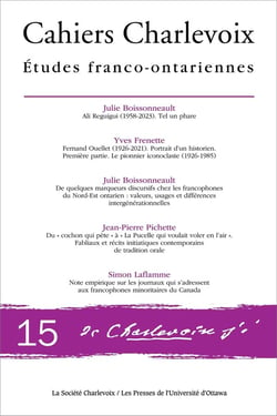 Cahiers Charlevoix 15 : Études franco-ontariennes