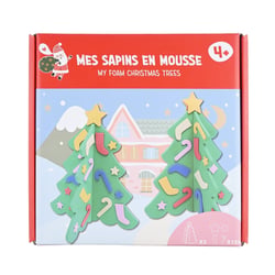 Mes 2 sapins en mousse
