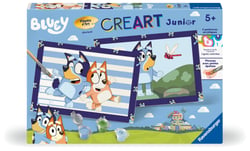 Peinture au numéro Ravensburger - CreArt Junior - Bluey - 32 x 22 cm
