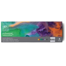 Lot de 8 demi godets d'aquarelle professionnelle Winsor & Newton - Collection Revival