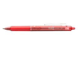 Stylo Roller Pilot - FriXion Ball Clicker - Encre gel - Rose corail - Pointe moyenne