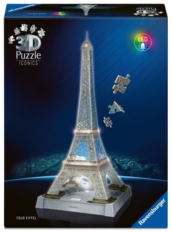 Puzzle 3D Iconics - Tour Eiffel illuminée