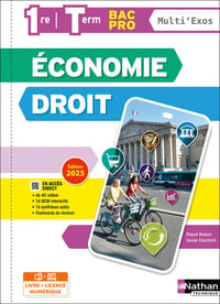 Économie-Droit - 1re, Terminale Bac Pro - Livre + licence (édition 2025)