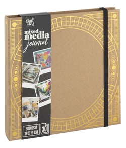 Carnet techniques mixtes Craft ld - 30 feuilles - 20 x 20 cm