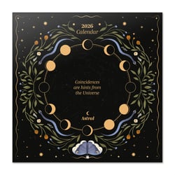 Calendrier mural 2026 - Astral - 30 x 30 cm