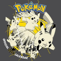 Calendrier mural 2026 Grupo Erik - Pokémon - 30 x 30 cm