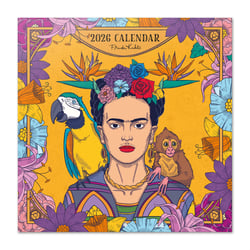 Calendrier mural 2026 - Frida Kahlo - 30 x 30 cm