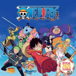 Calendrier mural 2026 Grupo Erik - One Piece - 30 x 30 cm