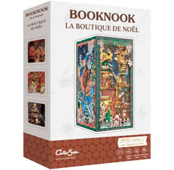 Maquette DIY Book Nook 273 pièces - La boutique de Noël - Cutebee 