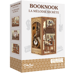 Maquette DIY Book Nook 355 pièces - Le rythme secret - Cutebee