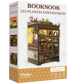 Maquette DIY Book Nook 146 pièces - Les plantes fantastiques - Cutebee 